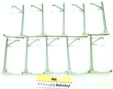 10x Märklin 7009 Oberleitungsmast für M-Gleis H0 1:87 HU5 å