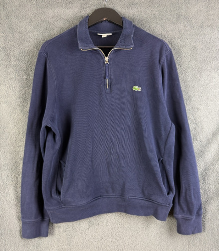 Lacoste zip pullover - lacoste,
