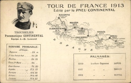 Landkarten cpa tour france - de,