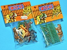 1 PLASTIK ZOO SET TIERE SETS OVP 70er HONG KONG WUNDERTÜTE SEHR SCHÖN HEINERLE