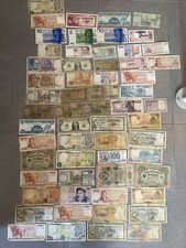 Geldscheine, Banknoten Konvolut aus Aller Welt! Raritäten! Ca. 90 Scheine !
