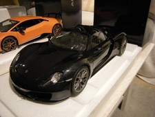 1:12 Autoart Porsche 918 Spyder black/schwarz in OVP