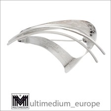 Vintage 585 Weißgold Brosche