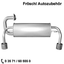 für Rover Mg Mgf 1,8i 16V Cabrio Endschalldämpfer Endtopf Auspuff Anlage Esd a*