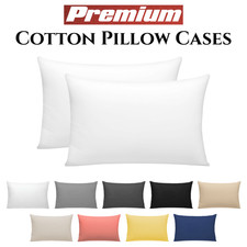 100% Baumwolle Kissenbezüge 2, 4, 6er Pack 300 Fadenzahl Hausfrau Kissenbezüge