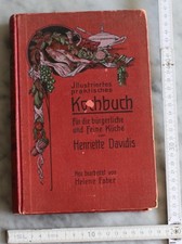 illustriertes praktisches koch buch bürgerliche + feine küche alt antik davidis
