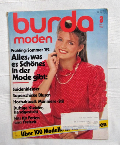 Burda moden heft märz 1982 - heft,