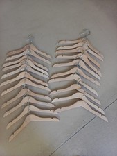 21 Kleiderbügel Holz Kinder 32 cm