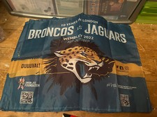 Broncos v Jaguars 2022 NFL London offizielle Flagge 30. Oktober 30./10.22 5 insgesamt