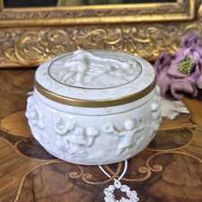 Deckeldose, Porzellan, wohl