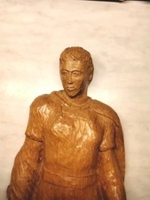 Holzskulptur Wandfigur Hl. Florian