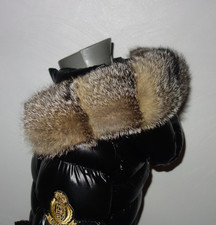 Fuchs Pelz Kapuze Kragen Echt