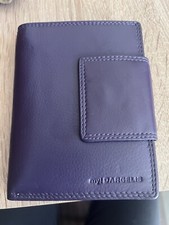 DARGELIS Lila Echtleder-Geldbörse Neuware