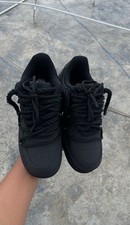 Nike Airforce Custom  - Matt schwarz Gr. 42