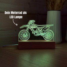 Motorrad Deko Lampe