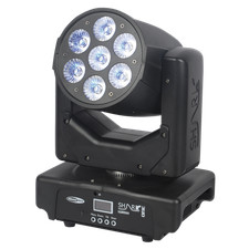 SHOWTEC Shark Wash One 7x 12 W RGBWA-UV LED Wash Moving Head 7x 12 W RGBWA-UV