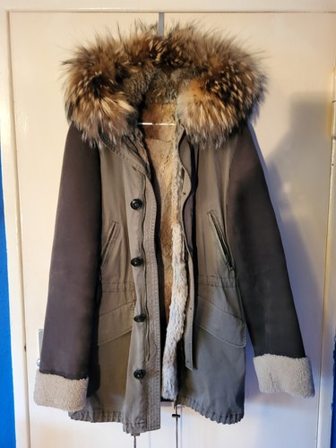 Blonde parka mantel - no.,