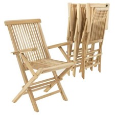 Divero 4er set - 4er-set, gartenstuhl