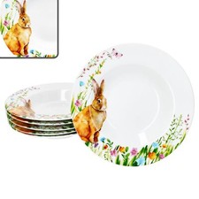 6x Osterfreude Suppenteller