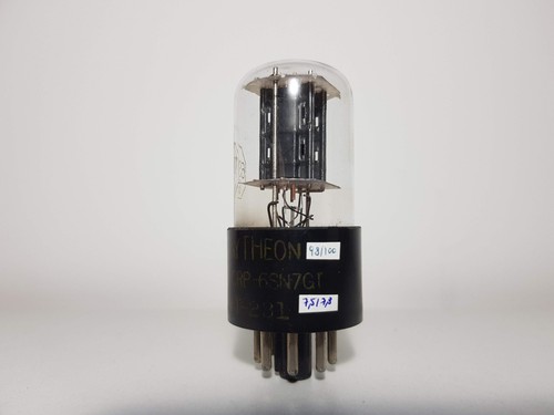 6sn7gt raytheon symmetrische - 6sn7gt,