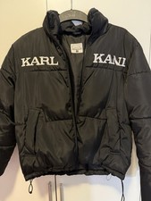 Dauenjacke Schwarze Größe S Karl Kani Marke , Kurz Empfohlen Im Herbst zu tragen