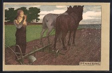 Künstler-Lithographie Paul