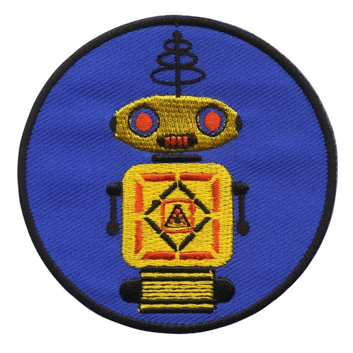 Crazy robby roboter patch - crazy,
