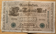 Reichsbanknote 1000 Mark von