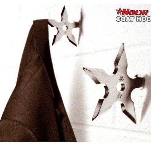 Ninja stern kleiderhaken - stern,