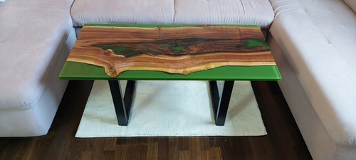 Couchtisch holz epoxidharz - couchtisch,