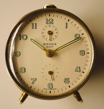 Antiker Vintage Wecker von Kienzle Typ DUO Made in Germany bestimmt 50 Jahre alt