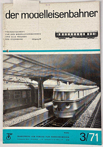 Modelleisenbahner 1971 - modelleisenbahner, 3/1971