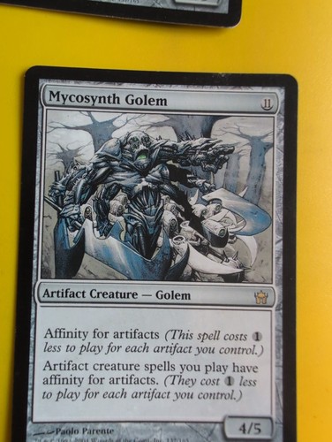 Mycosynth golem artefakt - golem.,
