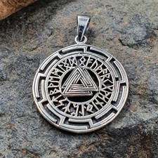 Valknut mit runen schmuck - valknut,