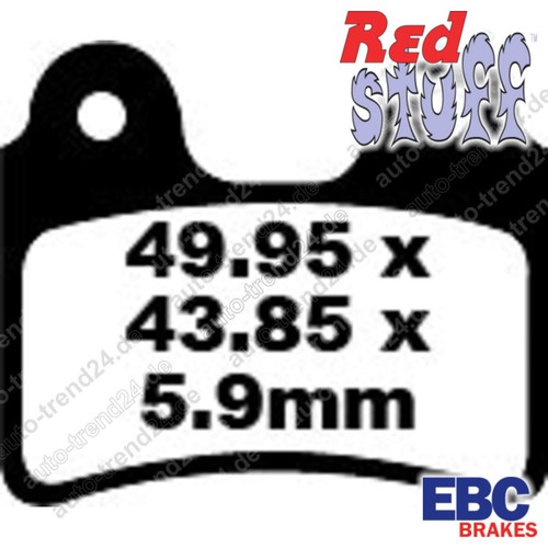 Ebc redstuff bremsbeläge - ebc,
