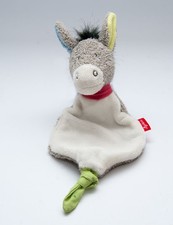 SIGIKID  Esel Debby Dumb weiß grau klein 39144 Schmusetuch Kuscheltuch