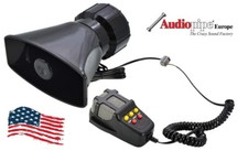 Sirene 12V Miami Police 100W versch. Töne  sehr laut TOP !!