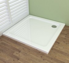 80 x 80 cm Duschwanne Acryl Duschtasse Dusche Acrylwanne 40mm flach Rechteck BF