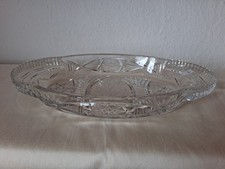 ältere große Glas Schale