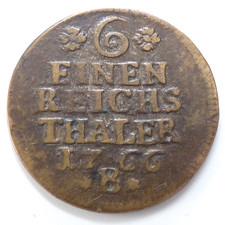 1/6 Thaler, Friedrich II, 1766