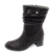 s.Oliver  Damenschuhe Stiefeletten Elegant Stiefel Grau Business