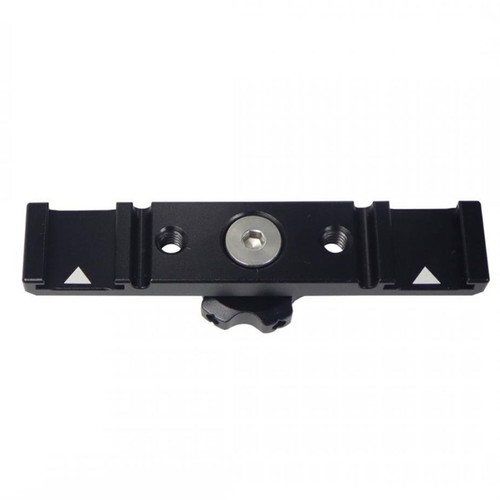 Double cold shoe mount plate - double,