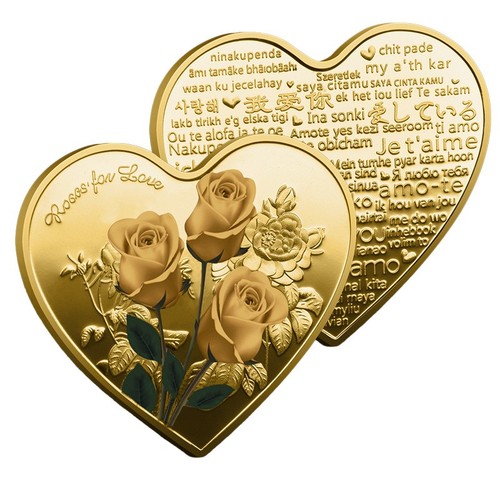 Medaille herzform gelbe - medaille,