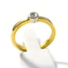 Brillantring 585 er Goldring