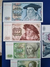 DM-Scheine 5, 10, 20, 50, 100