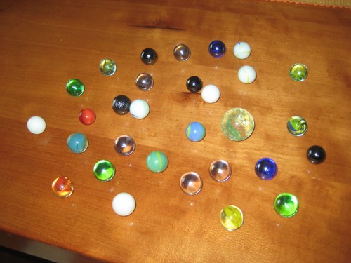 Glas murmeln - 30,