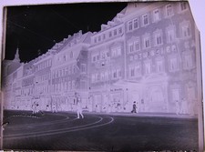Markt Marktplatz in Chemnitz um 1900  großes  historische Glasnegative Nr. 1