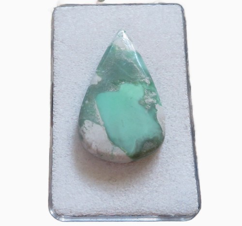 Variscit cabochon 5x20 mm - cabochon, 33,5x20,5