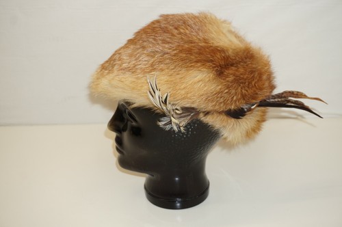Mütze rotfuchs pelz - rotfuchs,