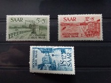 Saarland,  Mi.Nr 255, 257, 258, postfrisch/**, einwandfrei,  top Zustand 